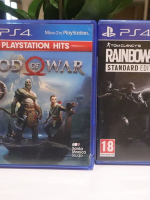 God of War and Rainbow Six Siege PS4 games