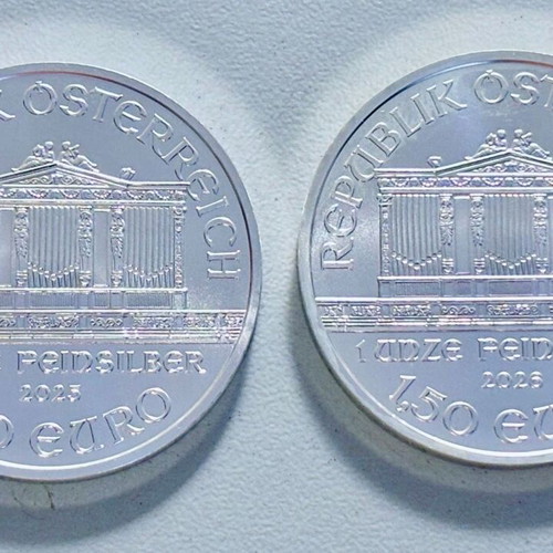 Vienna Philharmonic Silver Coins Set 2025-2026, like new, 2x1oz