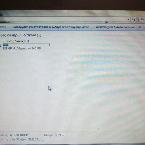 Fujitsu mini laptop 10.1 inch, Intel Atom N280, 1GB RAM, 160GB HDD, Windows 7 Pro
