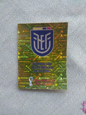 Panini World Cup Qatar 2022 Ecuador Logo Sticker new