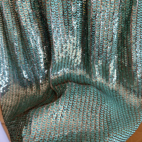 Benetton dress new with elastic waist and sequined skirt