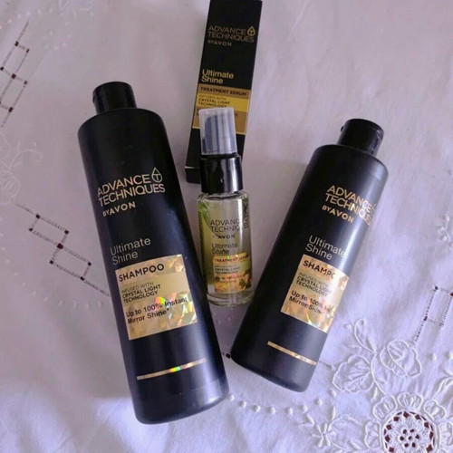 Avon Ultimate Shine hair set with Crystal Light Technology, new