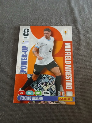 Panini FIFA World Cup 2026 αυτοκόλλητο Federico Valverde Power-Midfield Maestro #585