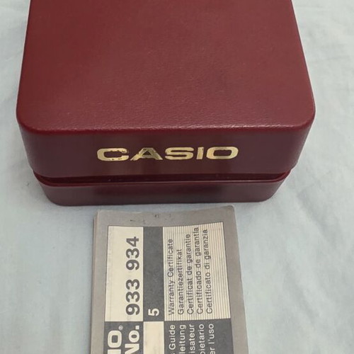 Casio DW 7000 wristwatch 1989 like new