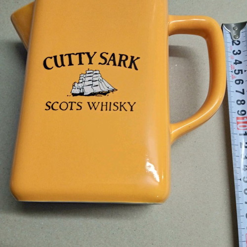 Cutty Sark Scots Whisky clay jug used