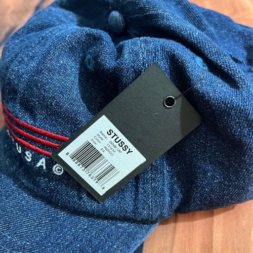 Stussy Denim Cap new, blue, one size