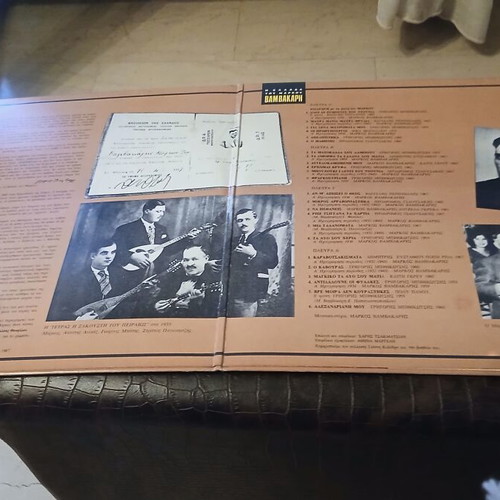 Markos Vamvakaris The Greece of Markos Vamvakaris Double LP like new, laiko