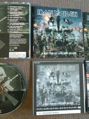 Iron Maiden A Matter Of Life And Death CD σαν καινούργιο, ιαπωνική έκδοση