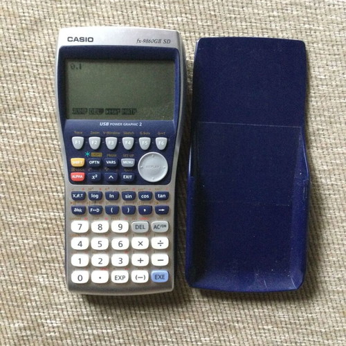 Casio FX-9860GII SD scientific handheld calculator like new