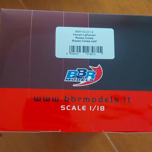 Ferrari LaFerrari BBR model scale 1:18 like new