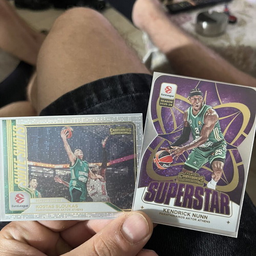 Kostas Sloukas and Kendrick Nunn basketball cards new