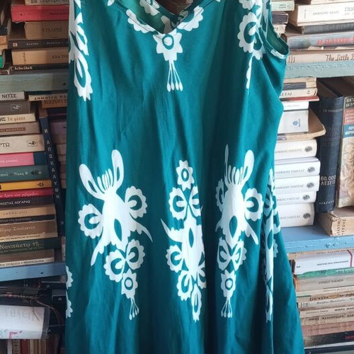 New Look Boho Maxi Dress Kaftan Turquoise with Tassels, 100% Viscose