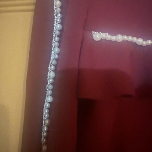Blouse with pearls unused Anel size M
