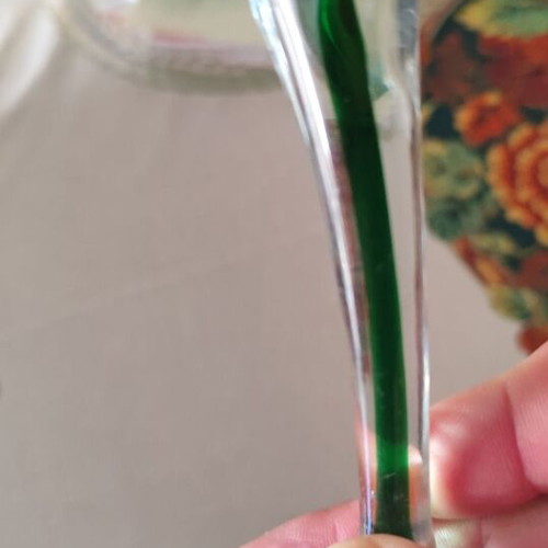 Murano crystal ashtrays like new, set of 2, 1960s