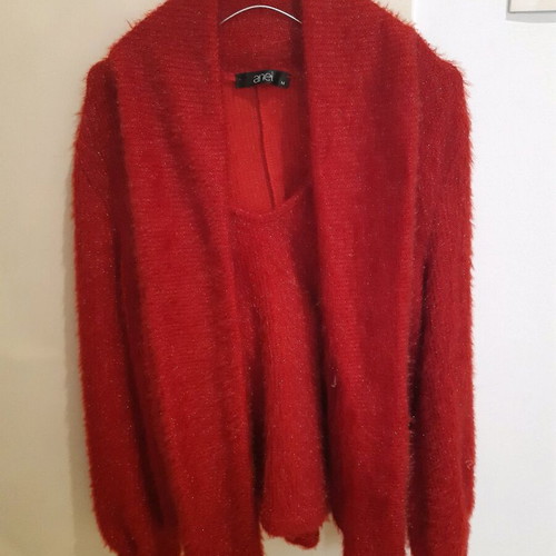 Anel pullover like new, red, size M