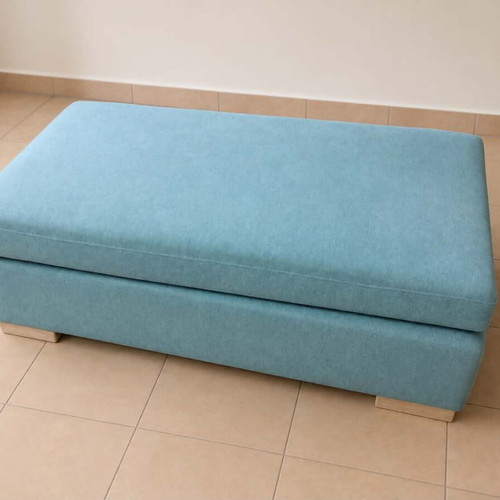 Sofa set with three-seater, two-seater and stool