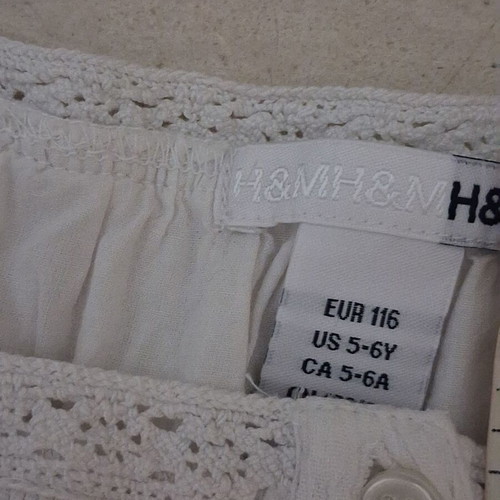 H&M dress for girl 5-6 years, white