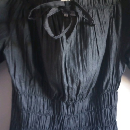 Valentina Rossi off-shoulder dark grey top, size S