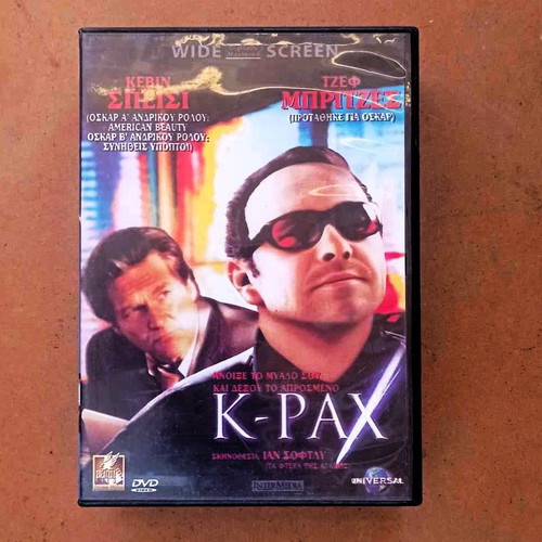 K-PAX movie DVD