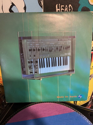 Goa trance vinyl record collection used, 3 discs with minor scratch