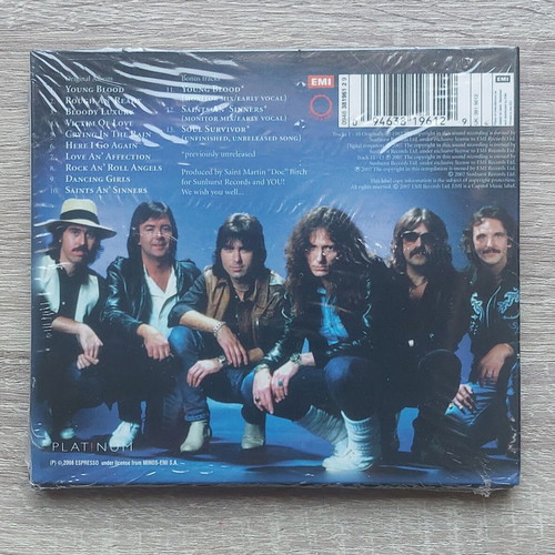 Whitesnake Saints & Sinners CD, sealed remastered edition