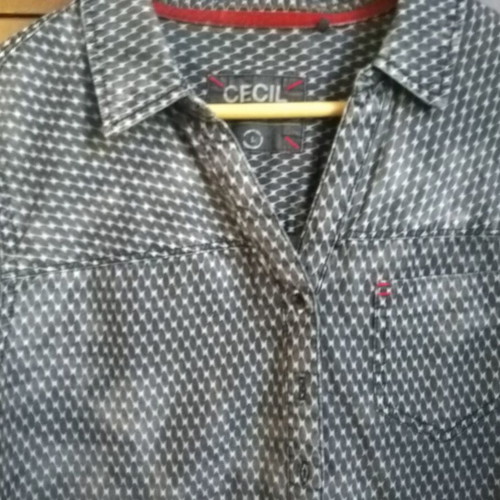 Cecil women's shirt like new, gray, size L