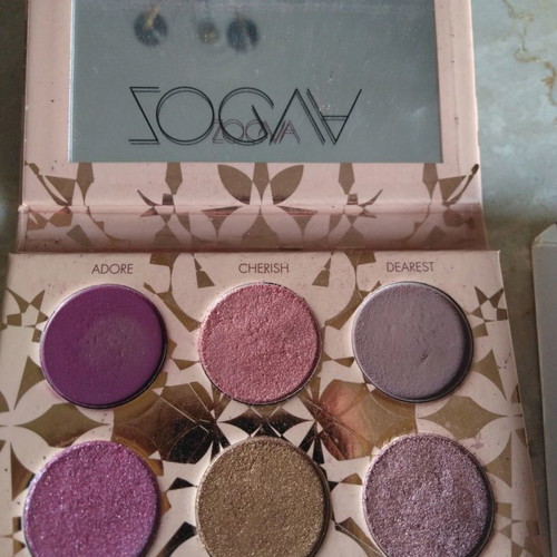 Zoeva precious eyeshadow palette used