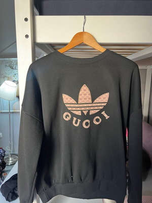 Gucci x Adidas sweatshirt like new, black, sizes M and L