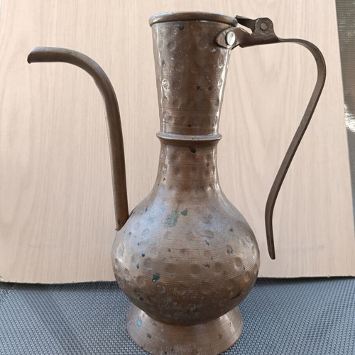 Vintage copper handmade Epirus gioumi used, decorative