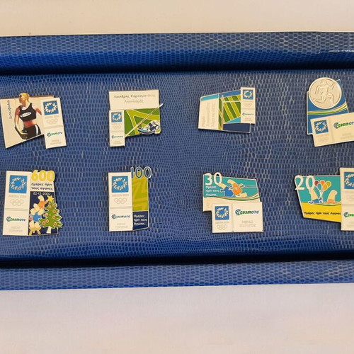 Athens 2004 Olympic Games 12 cosmote pins like new