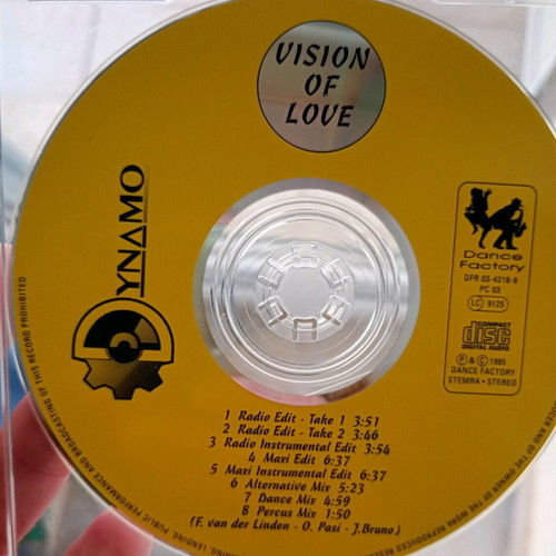 DYNAMO Vision Of Love CD used, authentic in original case