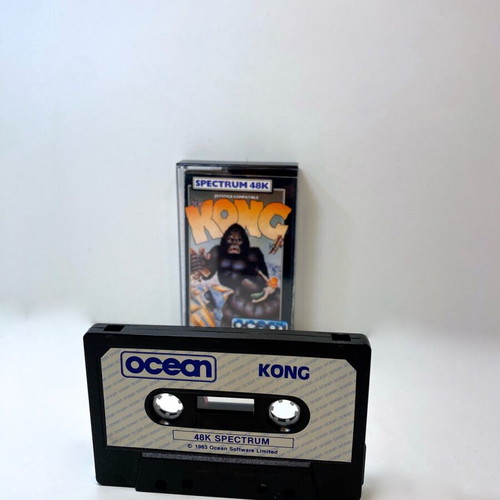Kong 1983 Spectrum ZX tape cassette used, complete with manual