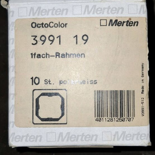 Merten 3991 19 frame new, per piece