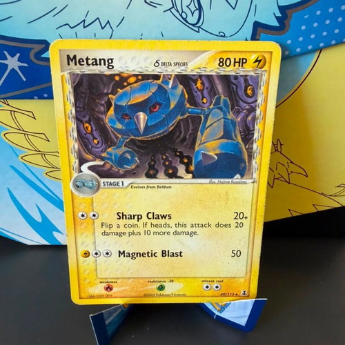 Metang 49 Delta Species Pokemon TCG card like new