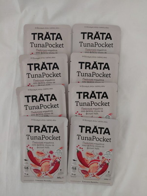 Trata TunaPocket spicy tuna fillets in vegetable oil pack of 8, 80g each