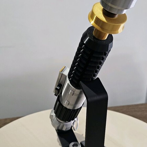 Star Wars Luke Lightsaber 3D Printed New with Display Stand