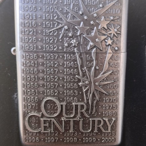 Zippo Our Century 1999 collectible lighter set