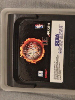 NBA Jam TE Sega Game Gear game used, classic sports title