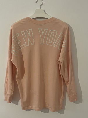 New Era X Majestic New York sweatshirt like new, pink, size M