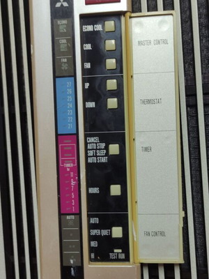 Mitsubishi MS-09BV air conditioner remote control used, wired