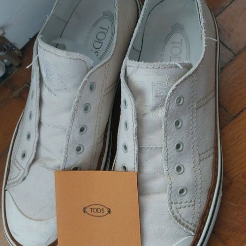 TODS Men's Shoes 44.5 Used, Beige