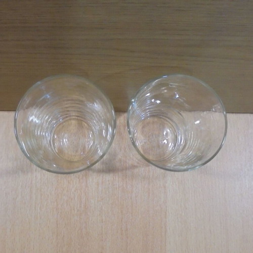 Fix Hellas beer set of two old promotional glasses 250ml used