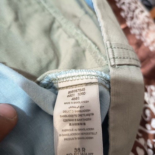 Men's corduroy pants, beige