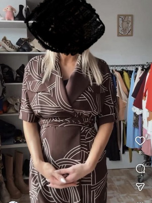 Dress new, size M, brown
