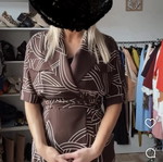 Dress new, size M, brown
