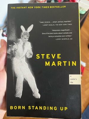 Steve Martin Born Standing Up biography like new