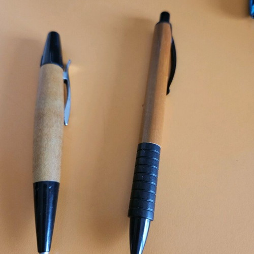 Faber Castell mechanical pencil and pen made of wood like new