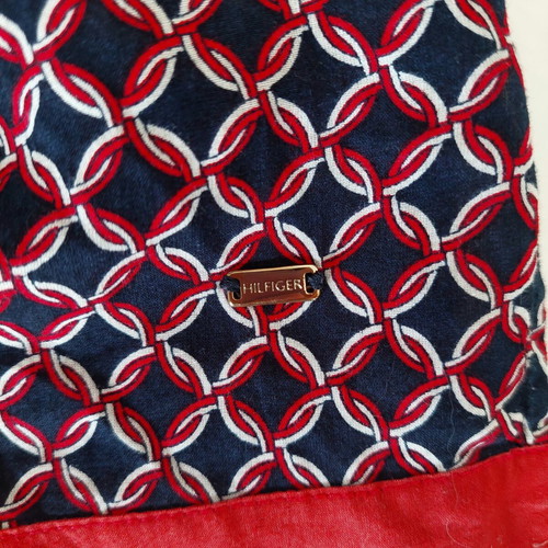 Tommy Hilfiger tunic XS used, blue red white geometric design