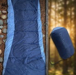 ProAction Navy Blue Envelope Sleeping Bag used