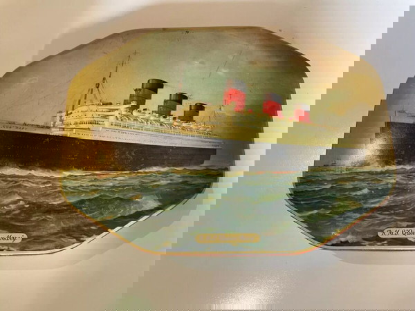 Vintage RMS Queen Mary Κουτί από Bensons English Choice Confections